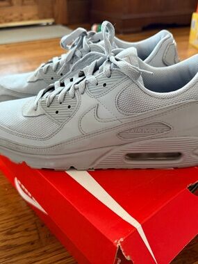 Nike Light Gray Air Max Low-Top Sneakers